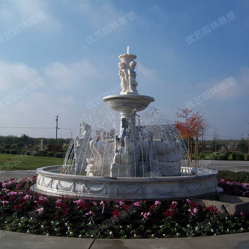 歐式石雕噴泉,石雕景觀噴泉 歐式石雕噴泉,石雕景觀噴泉