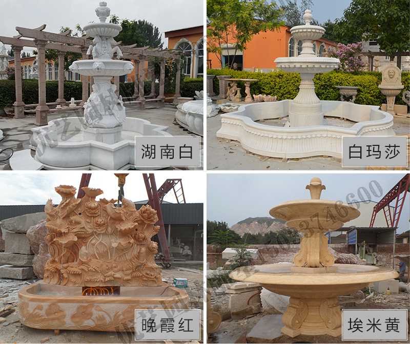 景觀石雕噴泉材質 景觀石雕噴泉材質