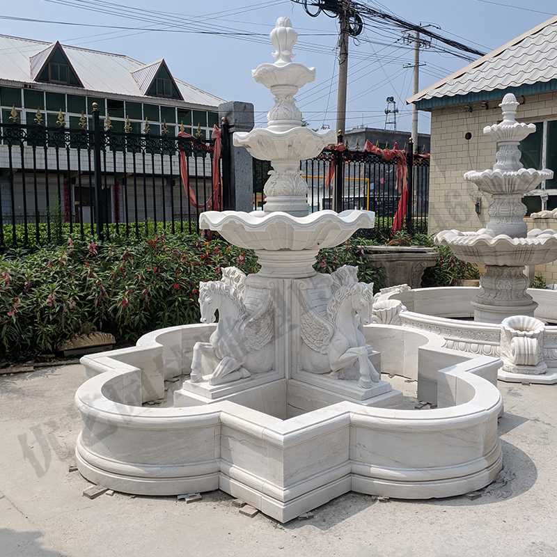 景觀雕塑定制,石雕噴泉廠家,歐式白馬石雕噴泉 景觀雕塑定制,石雕噴泉廠家,歐式白馬石雕噴泉